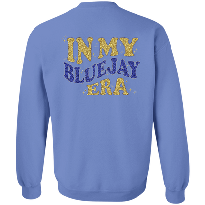 YOUTH Waseca Bluejay Sweatshirt - In My Bluejay Era - Faux Glitter Design