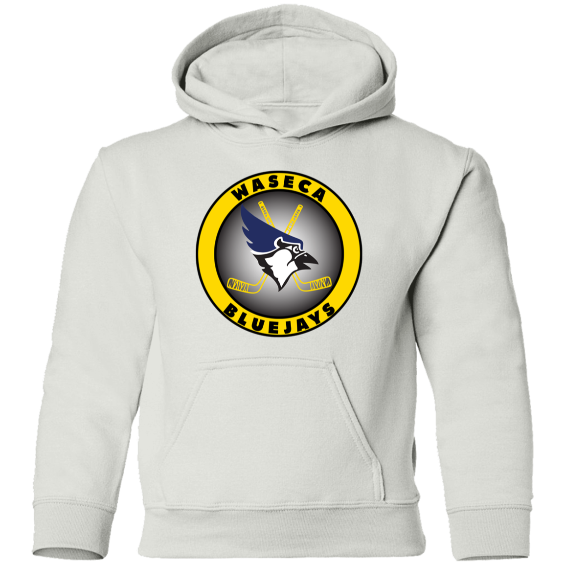 YOUTH Waseca Hockey Hoodie - Waseca Bluejay Hockey