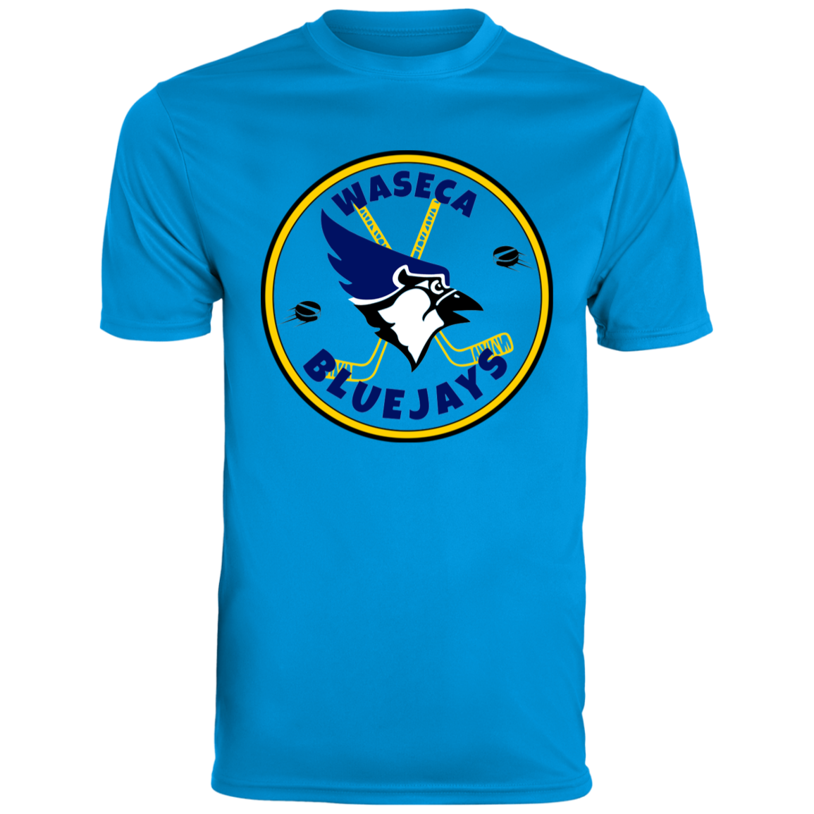 Youth Waseca Bluejays Hockey Athletic Shirt