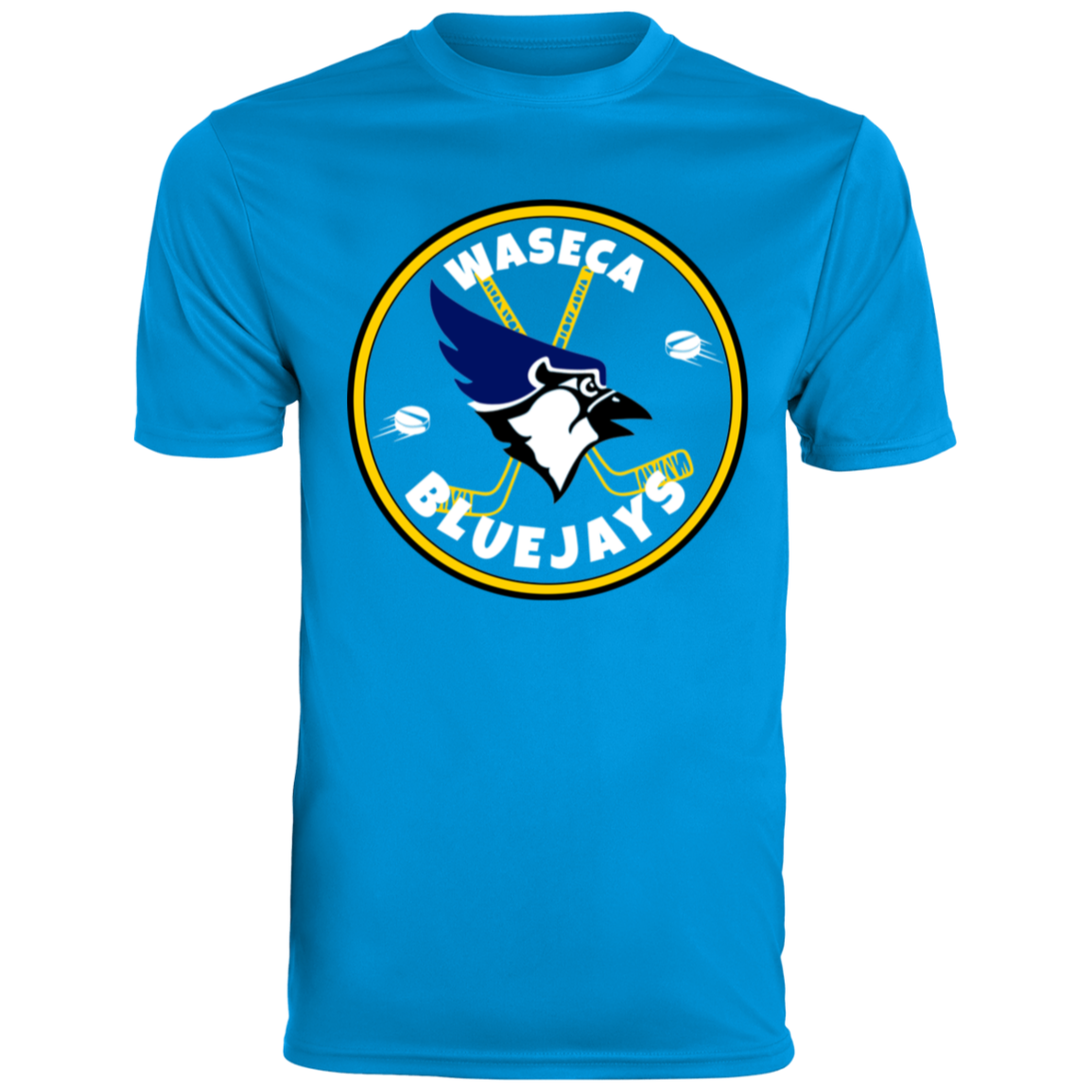 Youth Waseca Bluejays Hockey Athletic Shirt