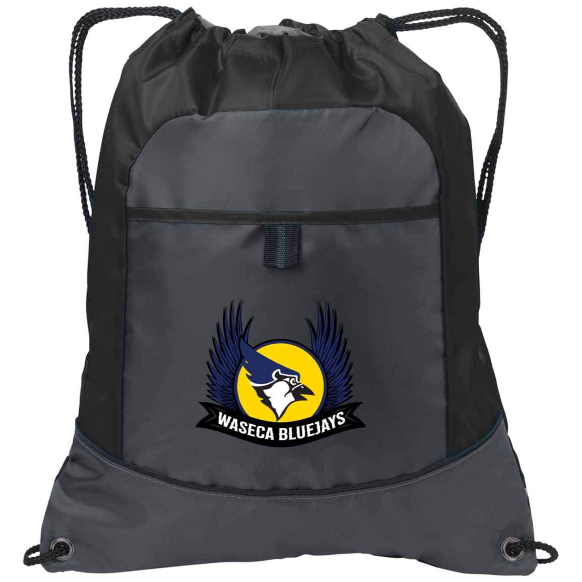 Waseca Bluejays Cinch Backpack - Waseca Bluejays Gift