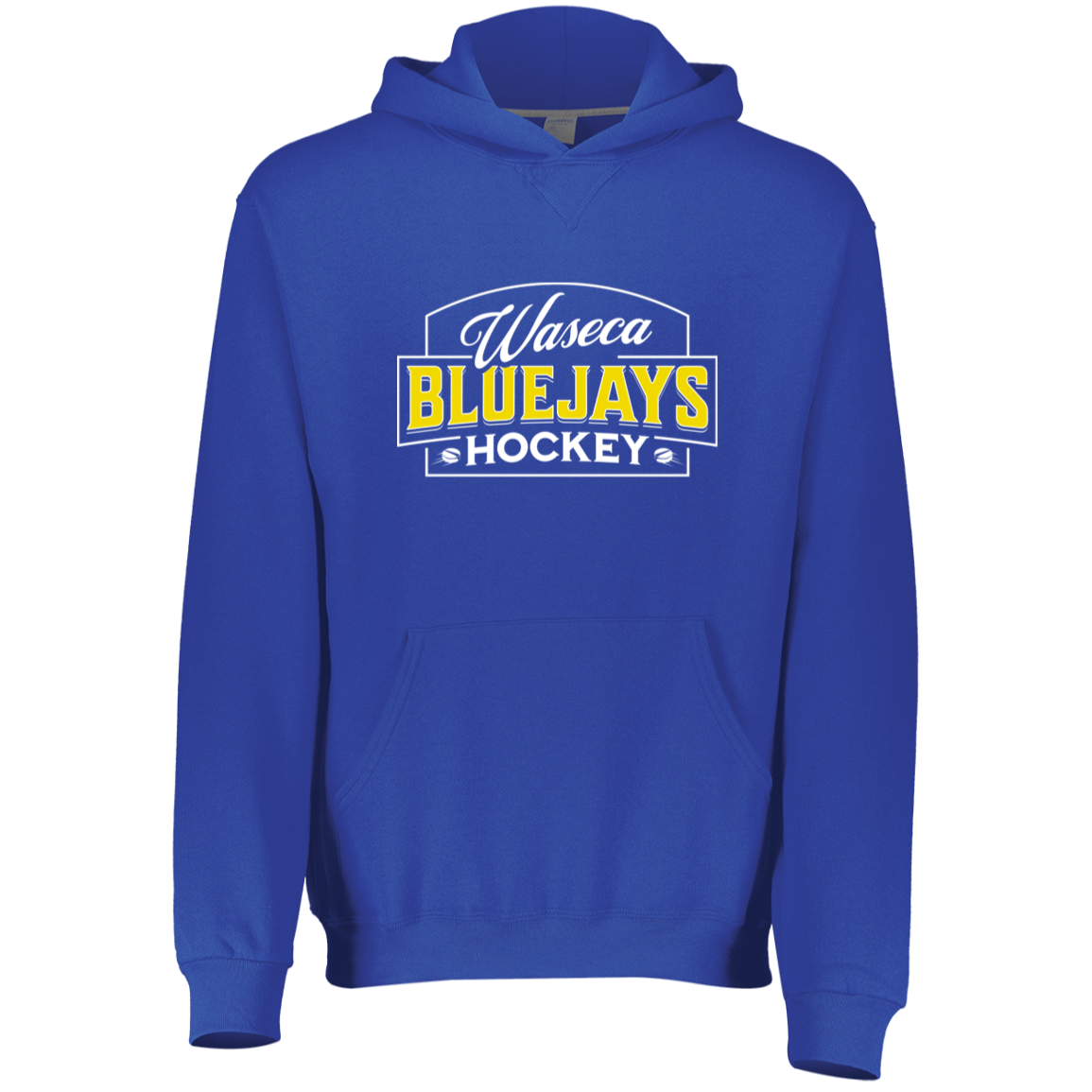 Waseca Bluejays Hockey Crest Design - Youth and Adult Sizes