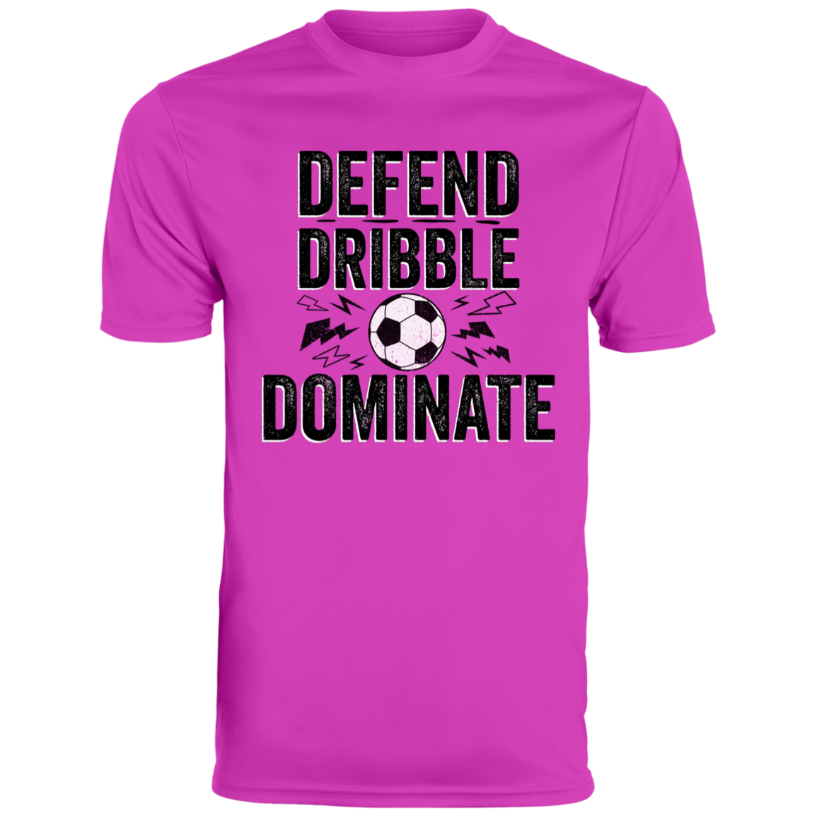 Youth "Defend, Dribble, Dominate" Soccer Shirt - Perfect for Young Players & Teams