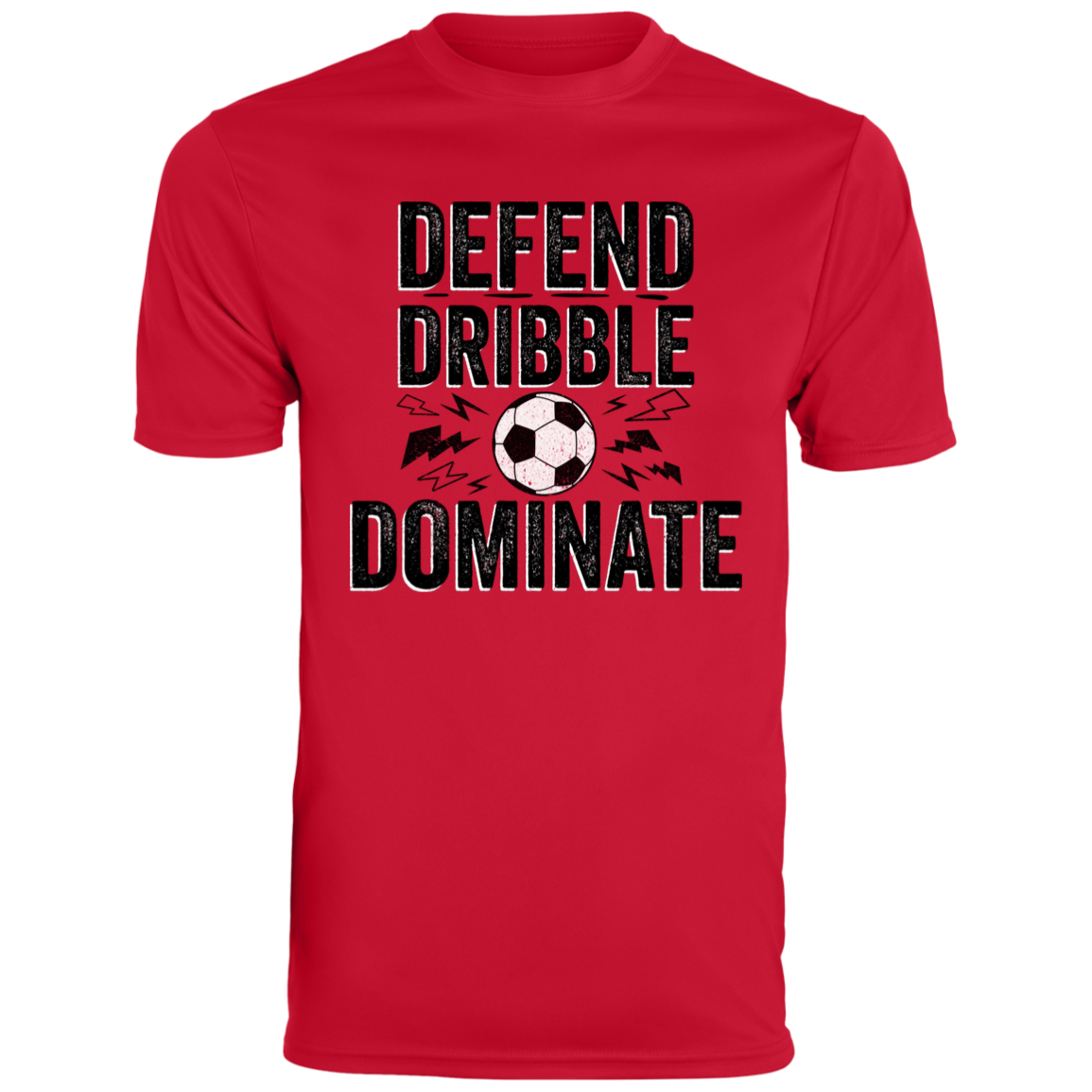 Youth "Defend, Dribble, Dominate" Soccer Shirt - Perfect for Young Players & Teams