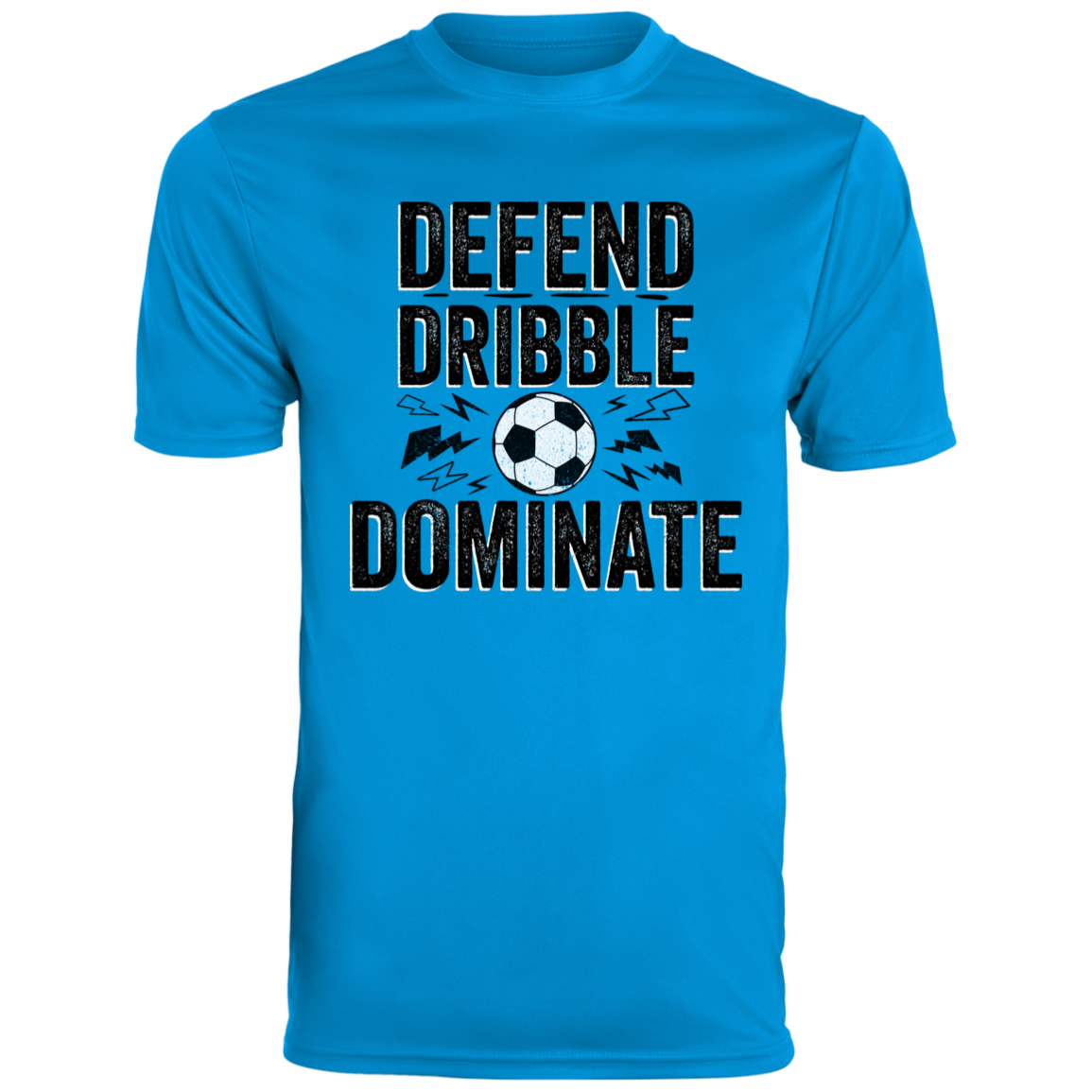 Youth "Defend, Dribble, Dominate" Soccer Shirt - Perfect for Young Players & Teams