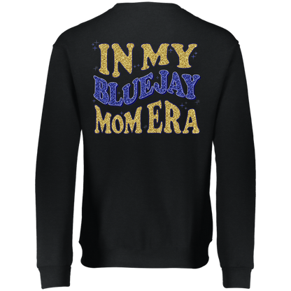 Waseca Bluejay Mom Sweatshirt - In My Bluejay Mom Era - Full Faux Glitter Design