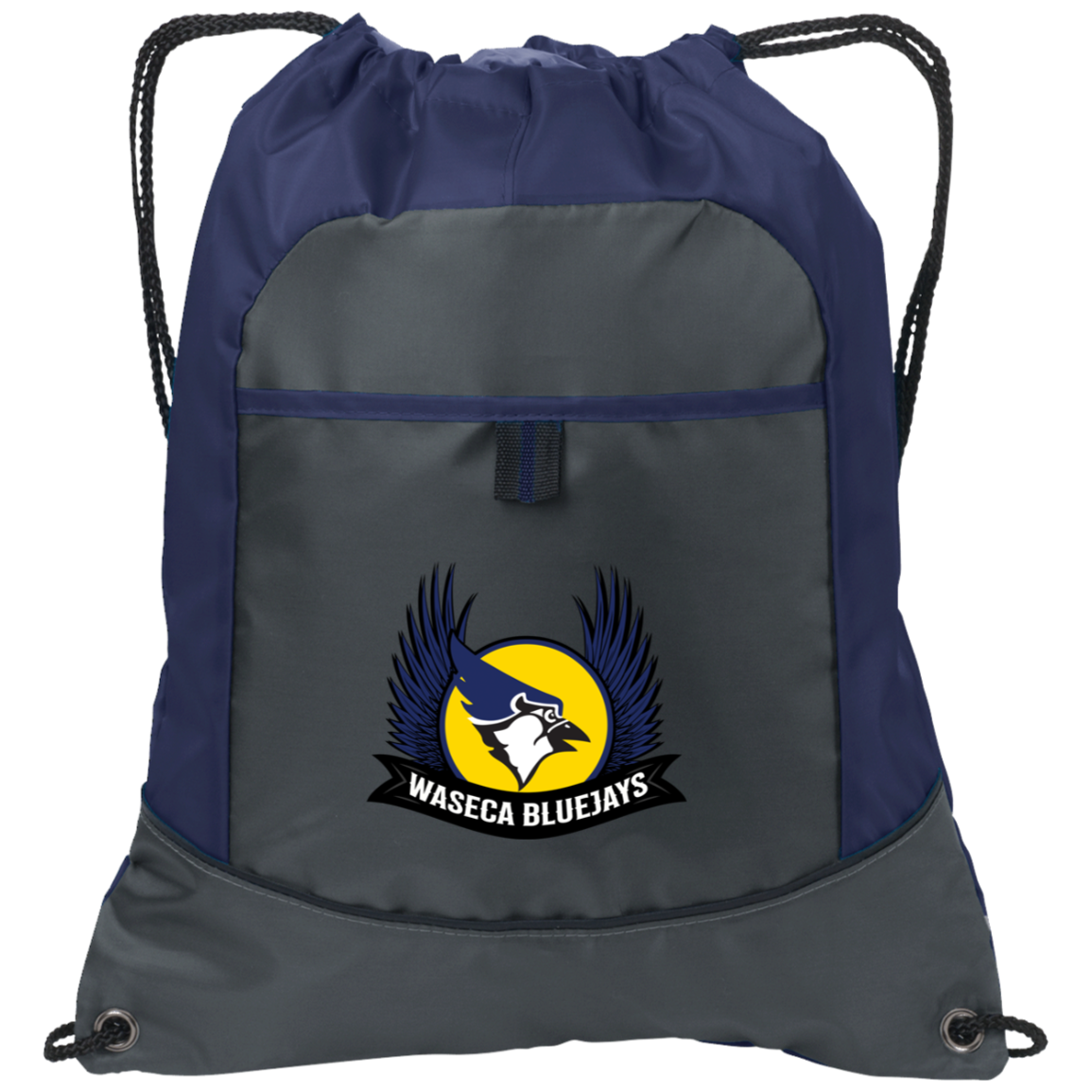 Waseca Bluejays Cinch Backpack - Waseca Bluejays Gift