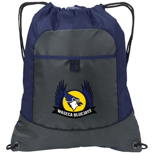 Waseca Bluejays Cinch Backpack - Waseca Bluejays Gift