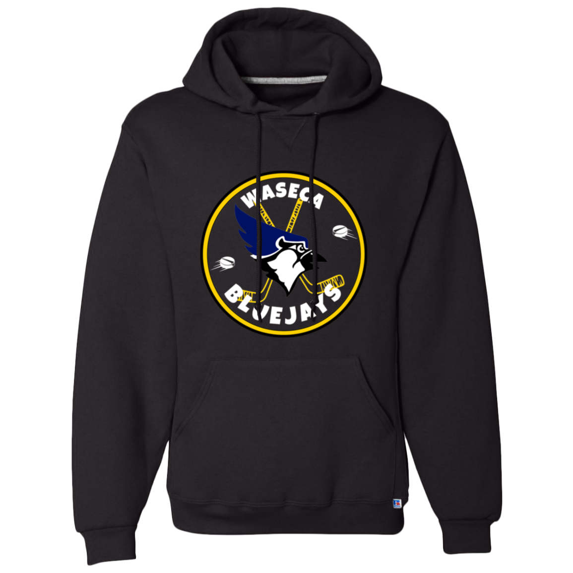 Waseca Bluejay Hockey Sweatshirt - Waseca Fan Shirt - Bluejay Hockey