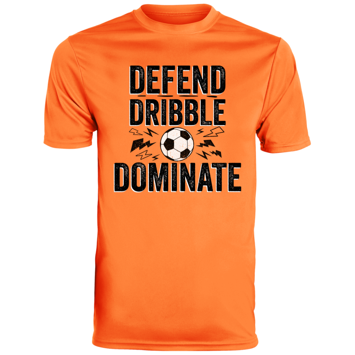 Youth "Defend, Dribble, Dominate" Soccer Shirt - Perfect for Young Players & Teams