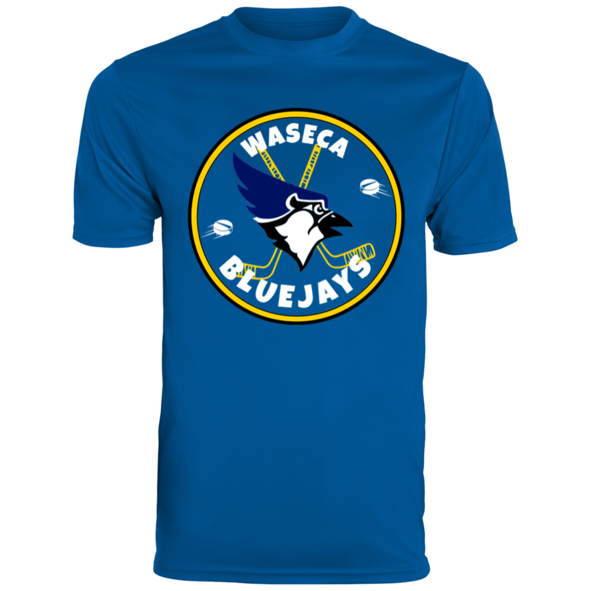 Youth Waseca Bluejays Hockey Athletic Shirt