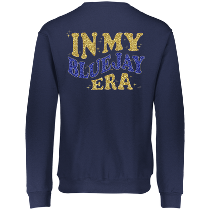 Teen Gift - Waseca Bluejays Sweatshirt - In My Bluejay Era - Full Faux Glitter Design