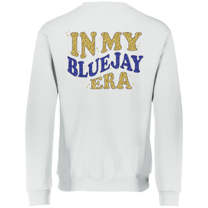 Teen Gift - Waseca Bluejays Sweatshirt - In My Bluejay Era - Full Faux Glitter Design