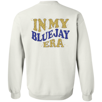 YOUTH Waseca Bluejay Sweatshirt - In My Bluejay Era - Faux Glitter Design