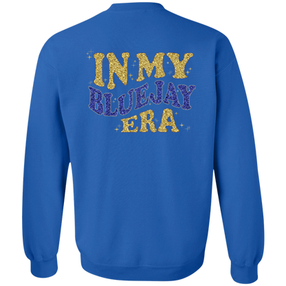 YOUTH Waseca Bluejay Sweatshirt - In My Bluejay Era - Faux Glitter Design