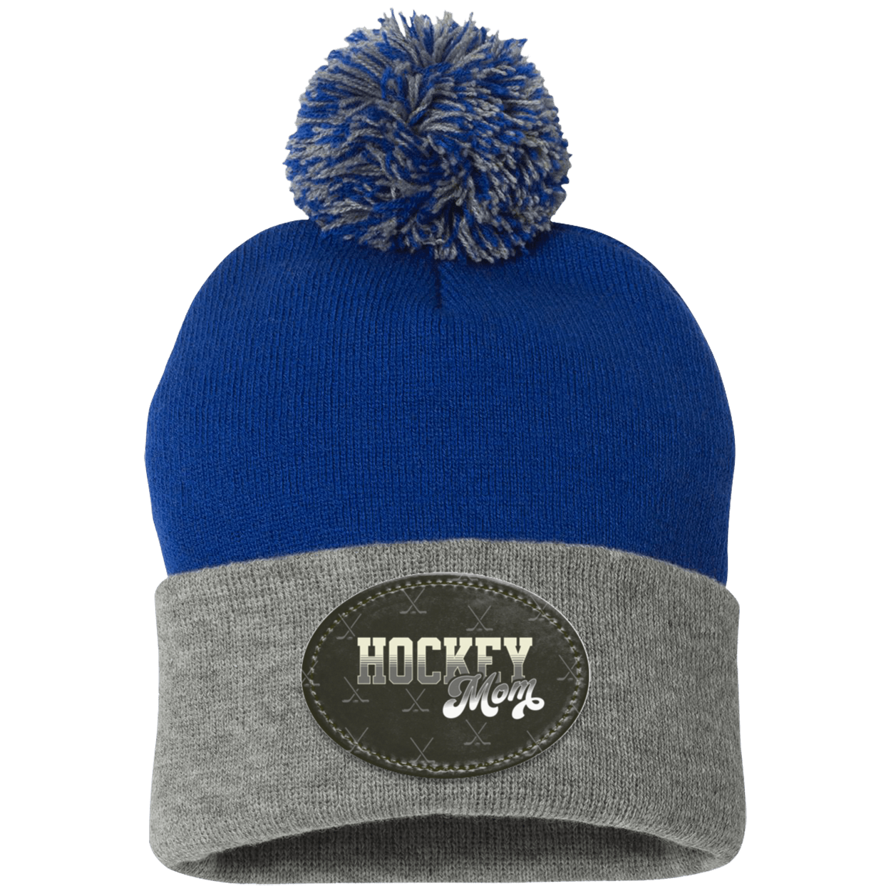 Hockey Mom Pom Beanie - Hockey Mom Hat - Hockey Hat for Mom - Hockey Mom Gift