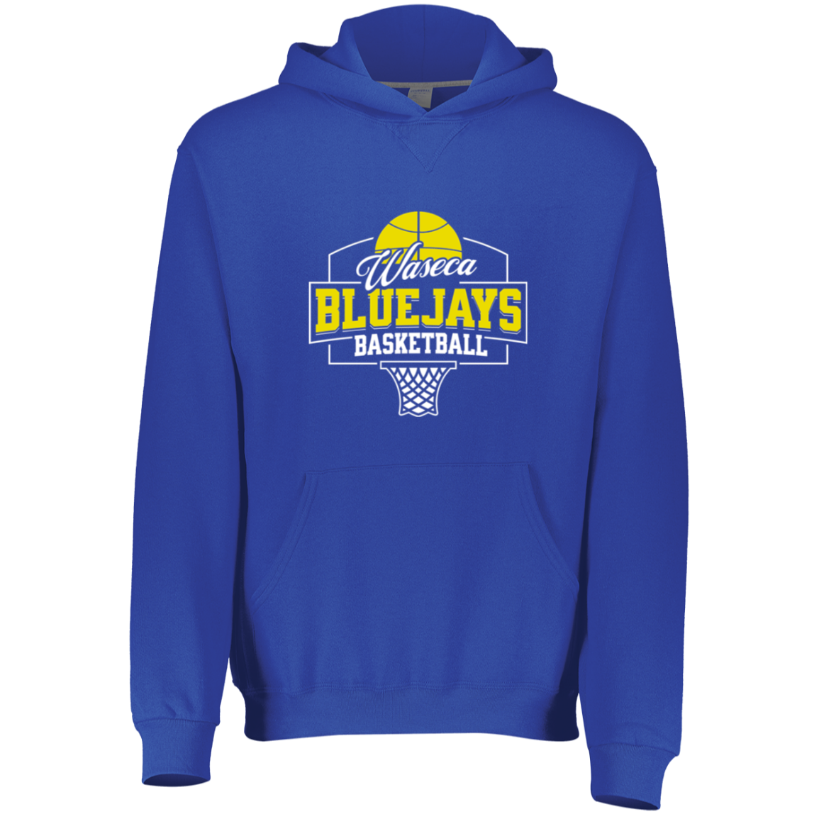 Waseca Bluejays Basketball Crest - Adult and Youth Sizes