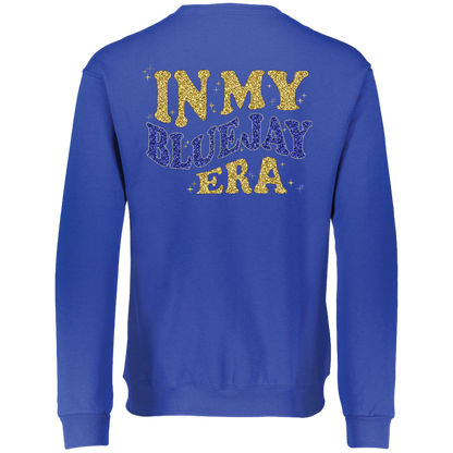 Teen Gift - Waseca Bluejays Sweatshirt - In My Bluejay Era - Full Faux Glitter Design