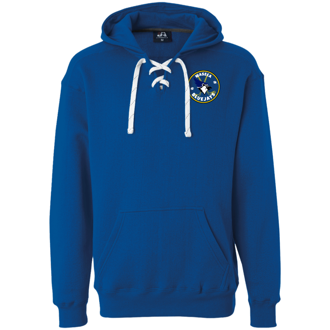 Waseca Bluejays Hockey Lace Hoodie