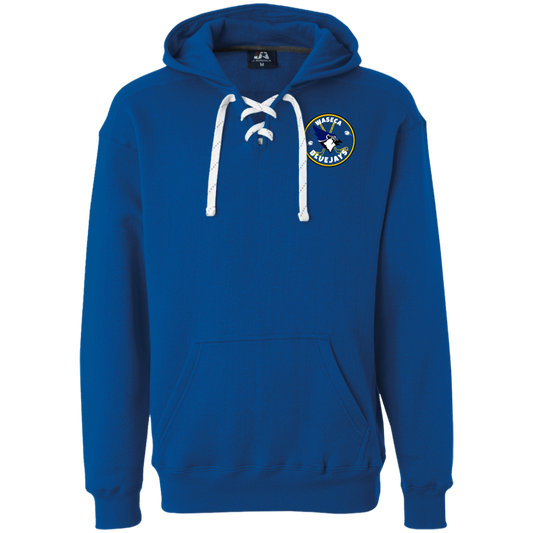 Waseca Bluejays Hockey Lace Hoodie