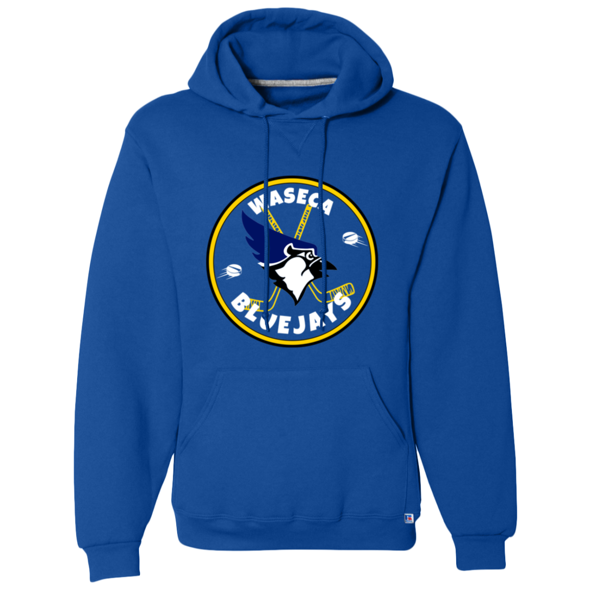 Waseca Bluejay Hockey Sweatshirt - Waseca Fan Shirt - Bluejay Hockey