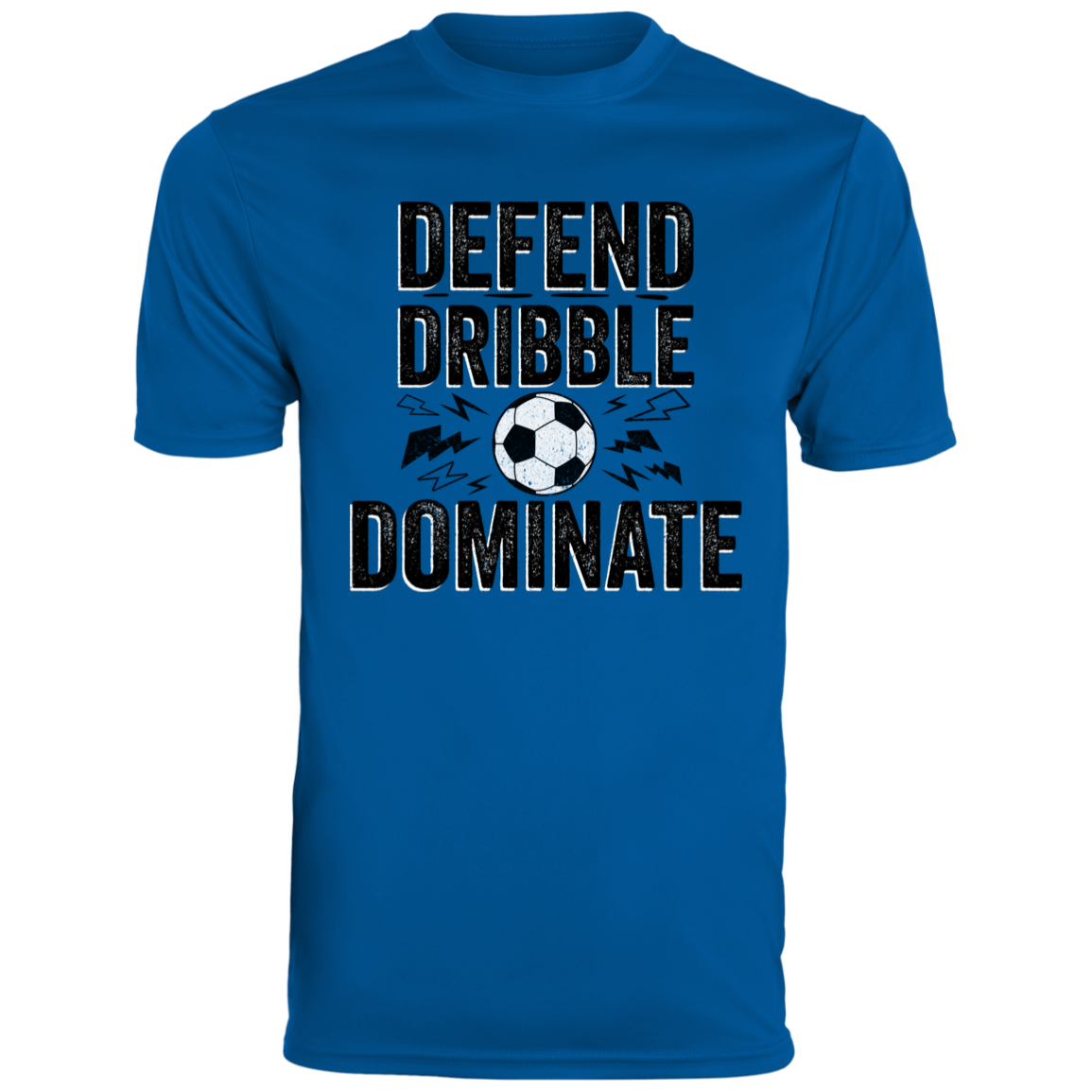 Youth "Defend, Dribble, Dominate" Soccer Shirt - Perfect for Young Players & Teams