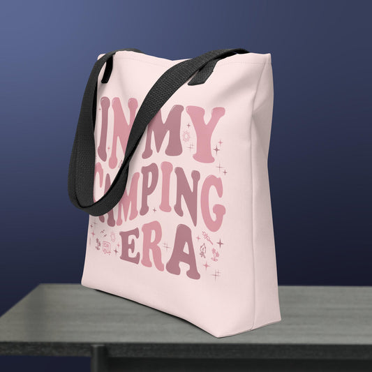 In My Era Tote Bag, Pink Tote, Camping Gifts for Women, Happy Camper, Camper Gift, Nature Lovers, Gift for Teens.