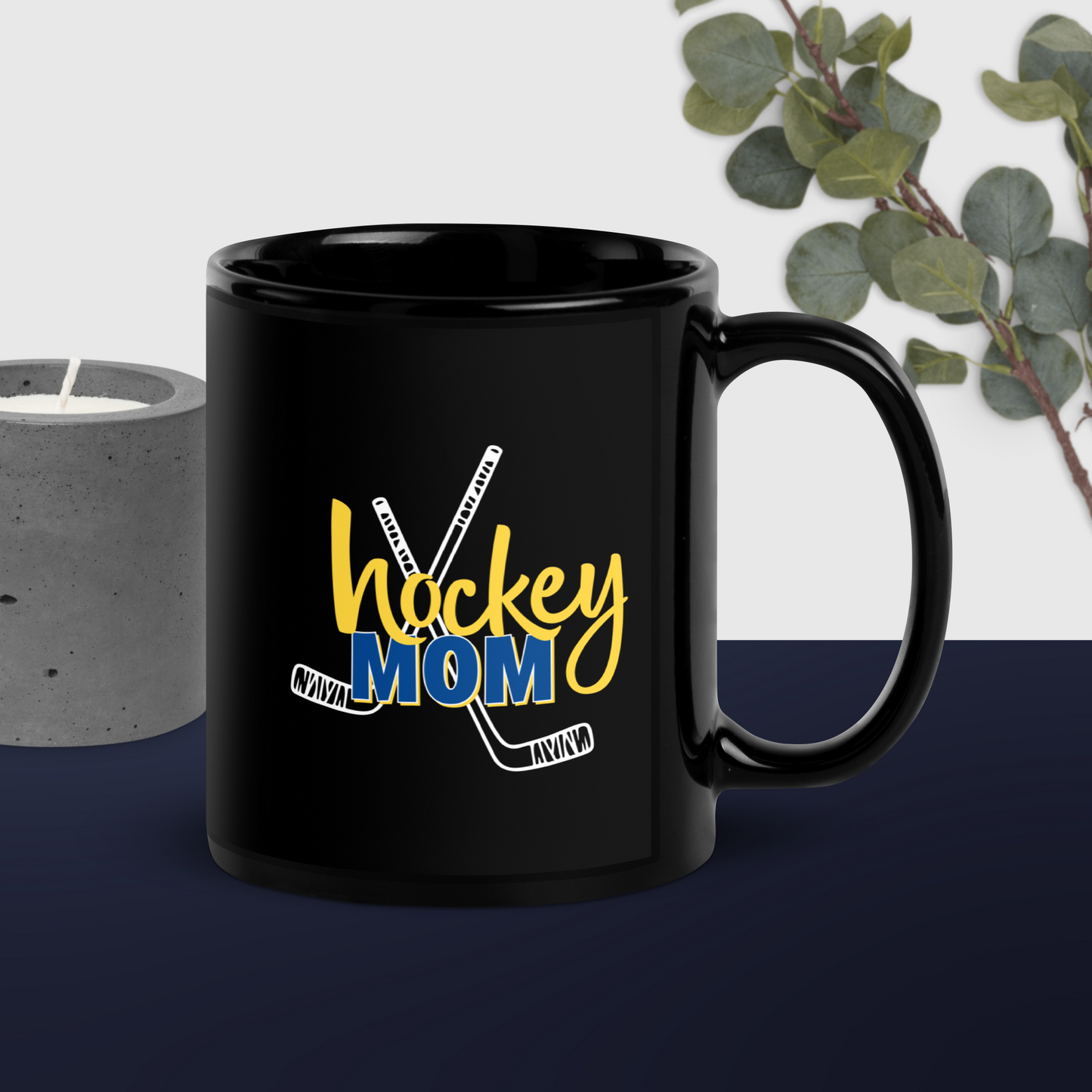 Hockey Mom Mug - Hockey Mom Coffee Cup, Gift for Hockey Mom, Hockey is Life