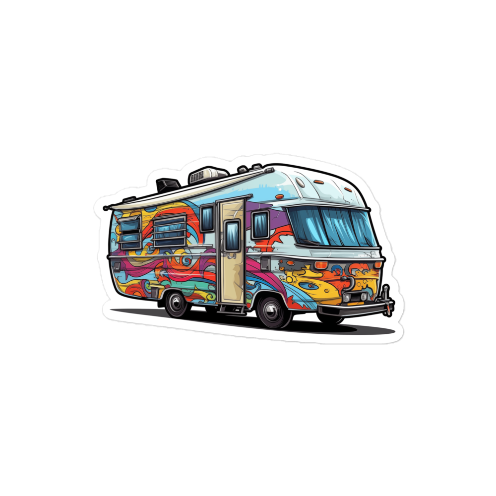 Motorhome Graffiti Art Sticker