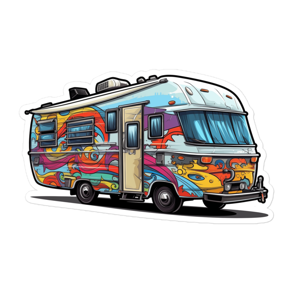 Motorhome Graffiti Art Sticker