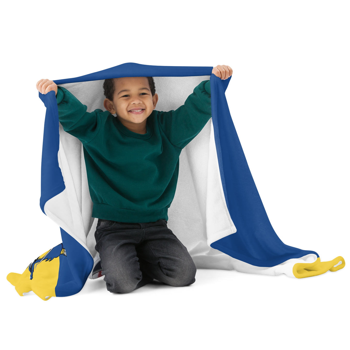 Super Soft Waseca Bluejay Hockey Throw Blanket