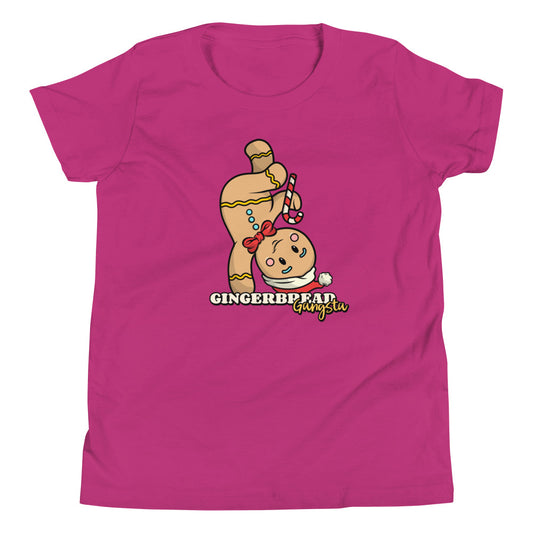 Gingerbread Gangsta - Funny Youth Short Sleeve T-Shirt