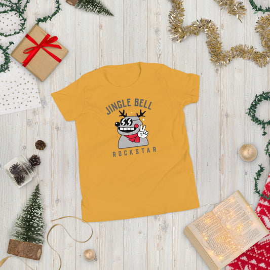 Jingle Bell Rockstar - Funny Youth Christmas Shirt