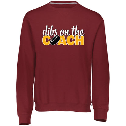 Dibs on the Coach Hockey Sweatshirt | Funny Hockey | Gift For Hockey Mom | Hockey Girlfriend | Hockey Fiancé