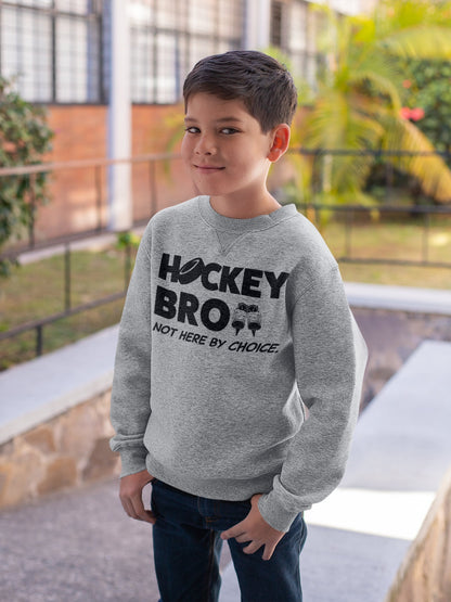 Hockey Brother Sweatshirt | Hockey Bro | Funny Kids Shirt | Hockey Bro | Little Bro T | Funny Hockey Shirt