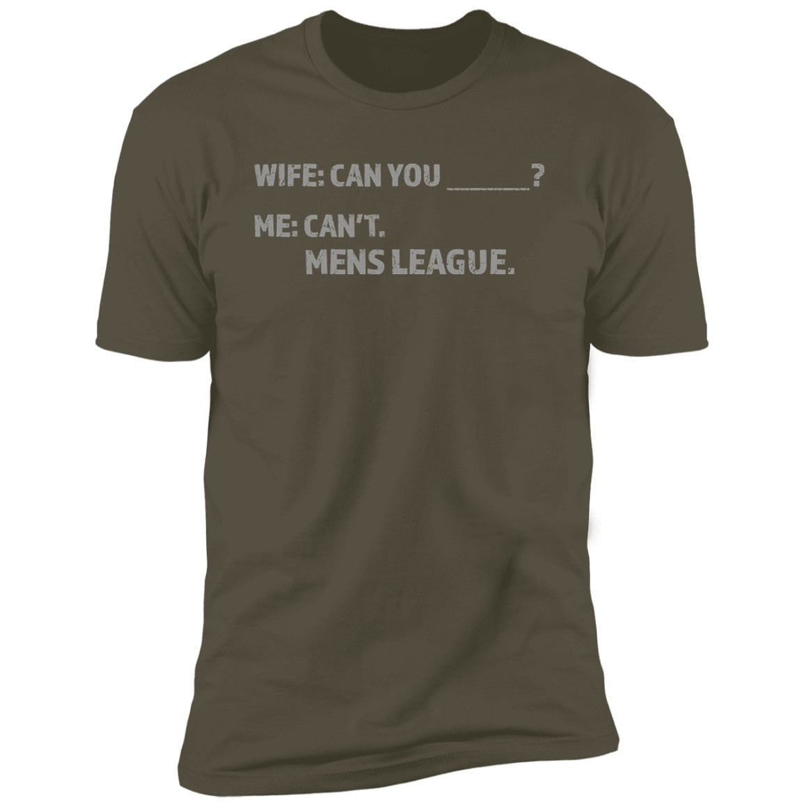 Mens League Shirt - Beer League Shirt - Funny Husband Shirt - Gift for Dad