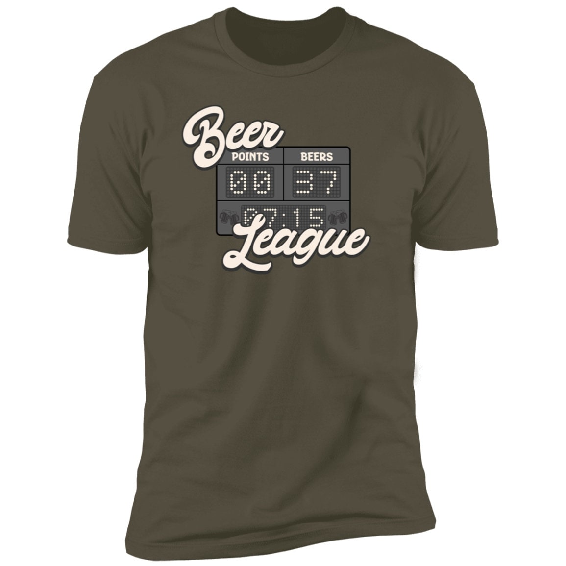 Beer League Shirt - Funny Sports Shirt - Funny Mens Shirts - Funny Sayings