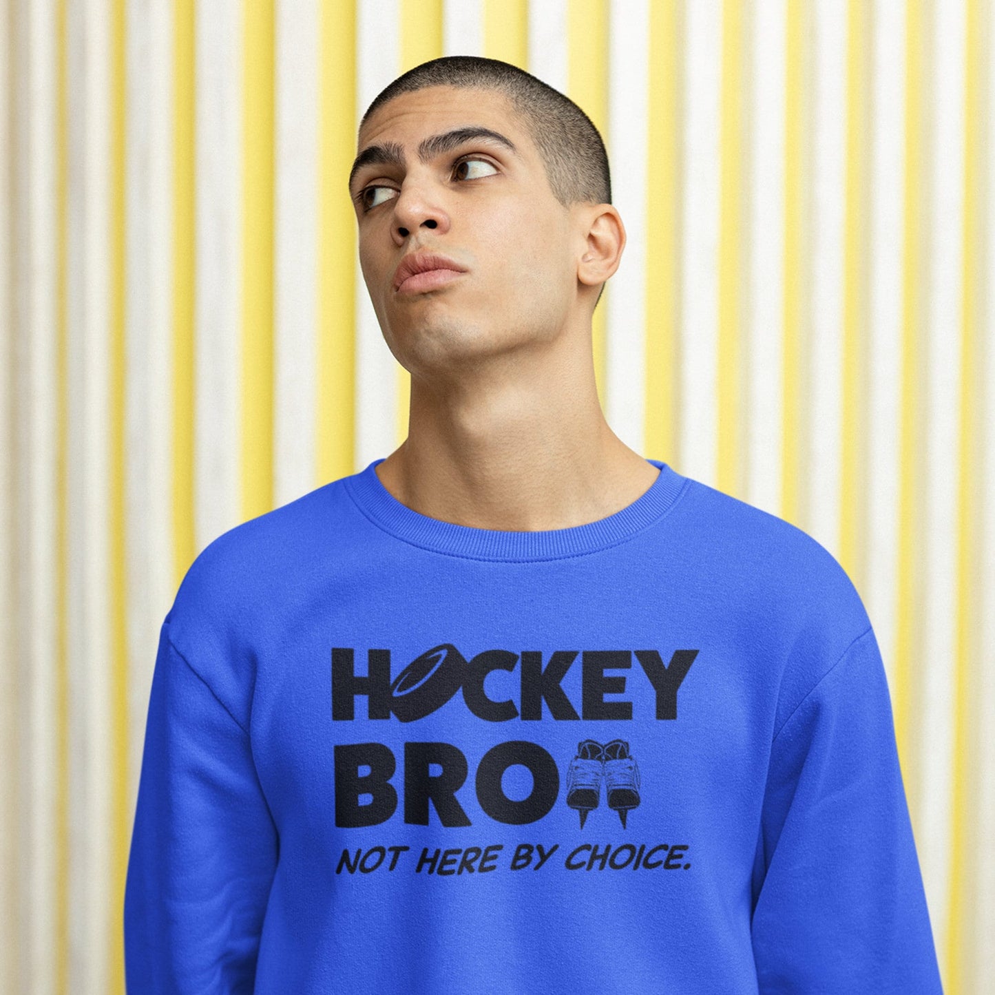 ADULT Hockey Brother Sweatshirt | Hockey Bro | Funny Bro Shirt | Hockey Bro | Funny Hockey Shirt