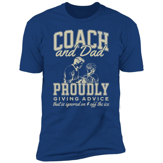 Hockey Coach Gift | Hockey Dad | Hockey Gift | Hockey Dad Gift | Funny Hockey Shirt | Coach and Dad