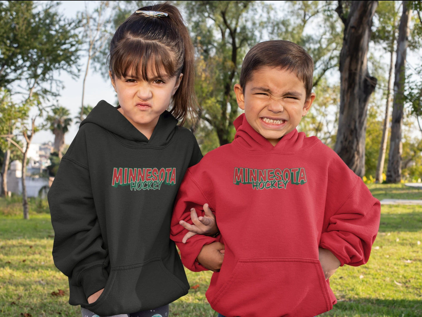 YOUTH Minnesota Hockey Sweatshirt | Hockey Fan Gift | Wild Hockey Shirt | Minnesota Fan Shirt