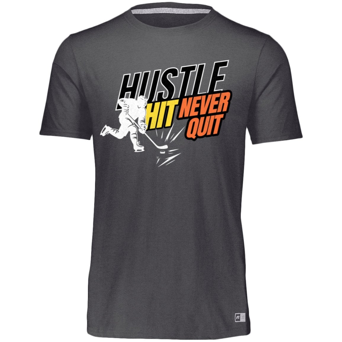 YOUTH Hustle Hockey T-shirt - Hockey Sayings Shirt for Kids