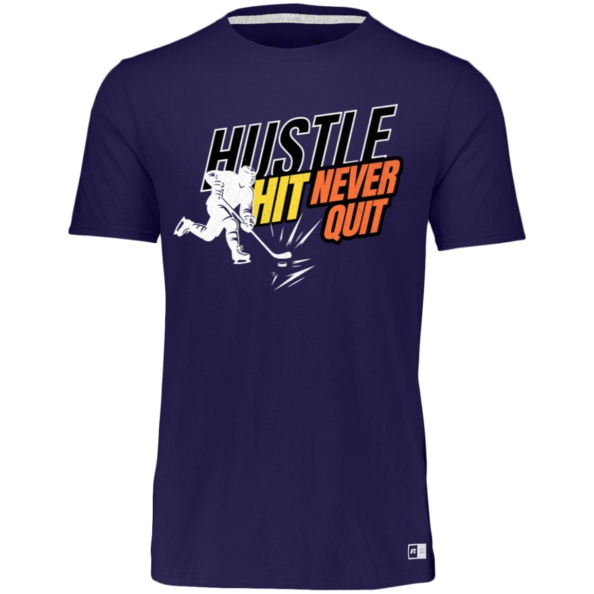 YOUTH Hustle Hockey T-shirt - Hockey Sayings Shirt for Kids