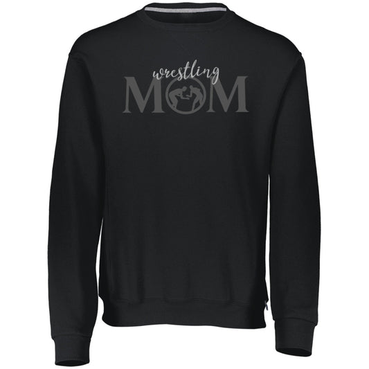 Wrestling Mom Shirt Tone on Tone Crew Neck